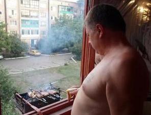 В России вступил в силу запрет на использование открытого огня на балконах